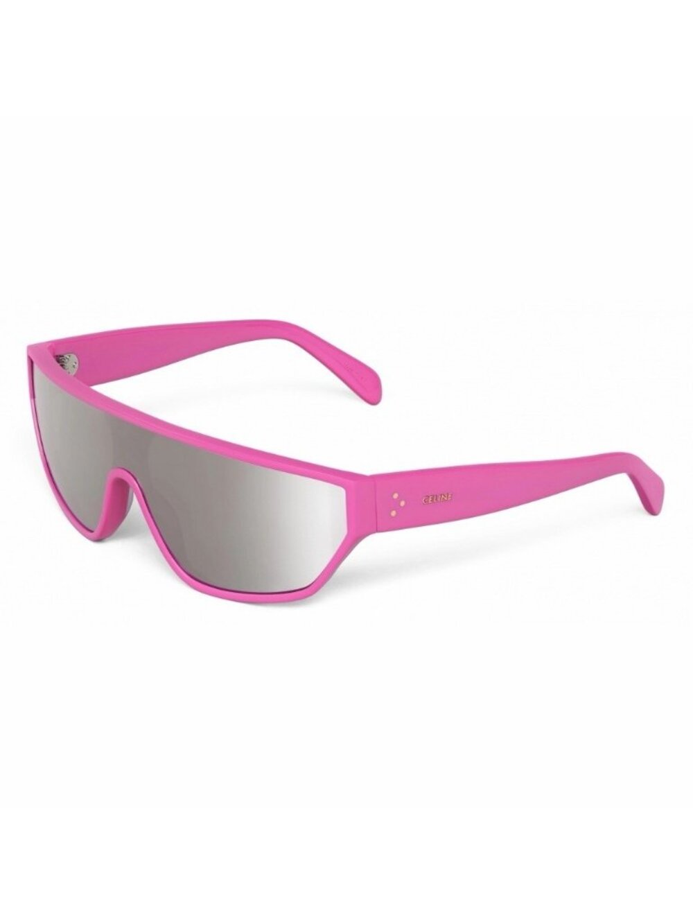 NEW CELINE CL40195I 75C Shiny Pink/Silver Mirror --135 Sunglasses 100% Authentic